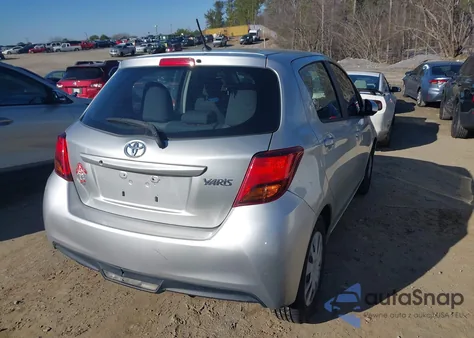 2015 Toyota Yaris L z USA, uszkodzony, nr VIN VNKKTUD35FA027586